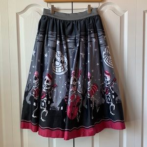 Pinup Girl Clothing Pinup Couture Skeleton Skirt